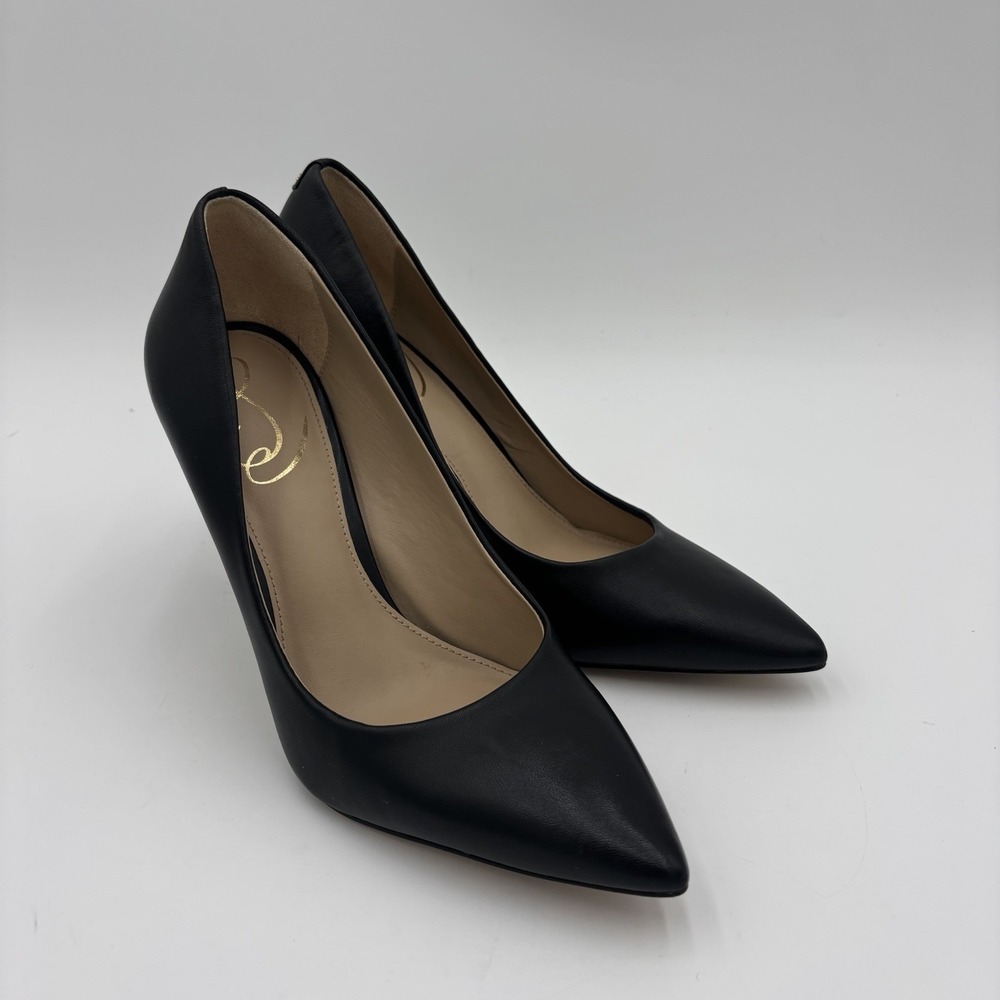 Sam Edelman Hazel Pumps Black Womens Size 7 Pointed Toe Heels 3.75"